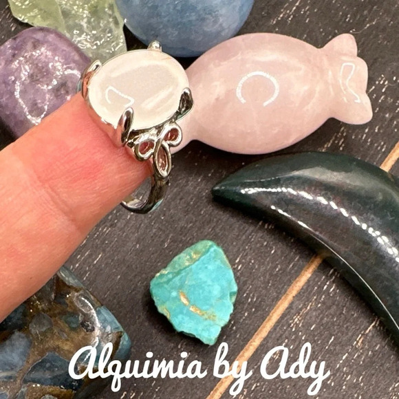 Alquimia by Ady Silver and White Ring - Picture 2 of 9
